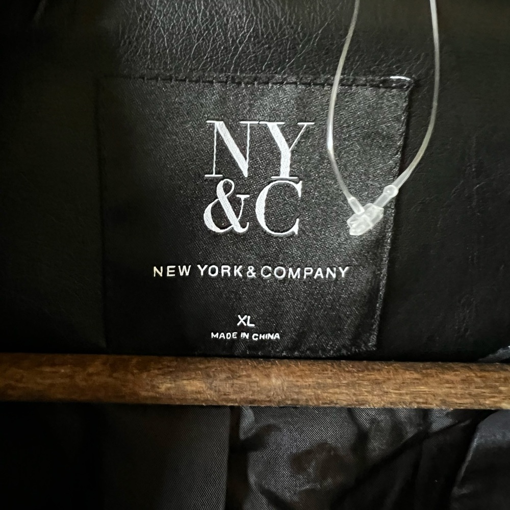 New York and Co Studded Biker Jacket - Picture 2 of 3